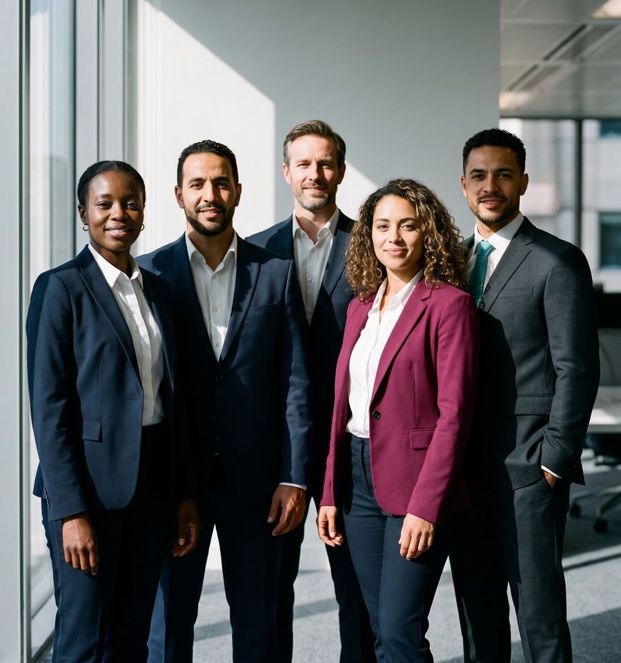 Équipe de consultants et coachs du cabinet Cre-Activ, dirigeants d'Europe et d'Afrique